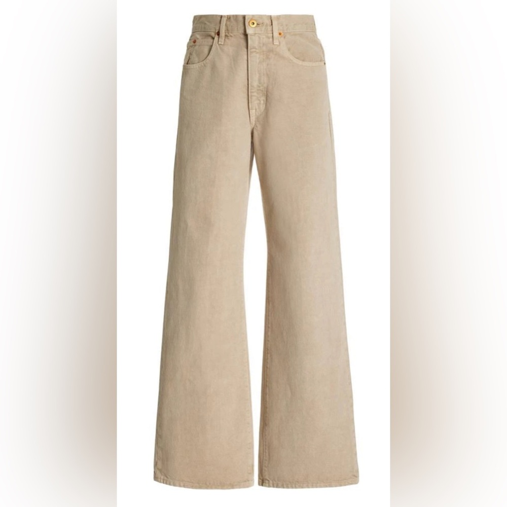 SLVRLAKE Beige Flare Jeans